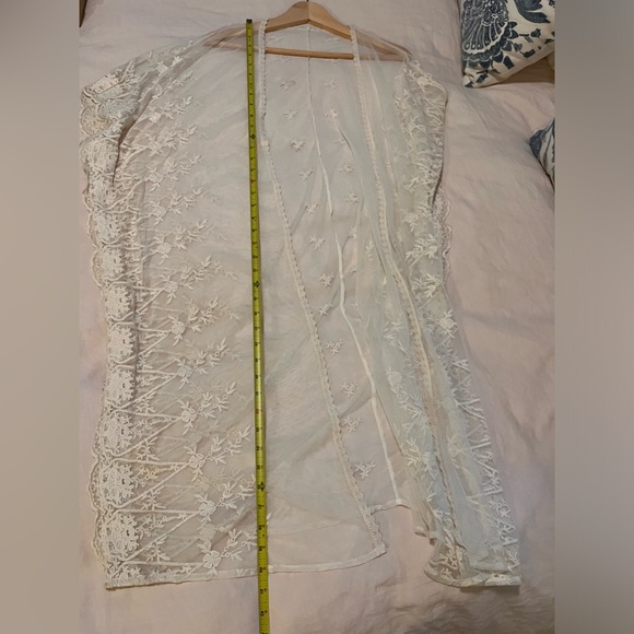 Top Shop lace tops coverups duster bundle lot 2 total - Picture 5 of 9